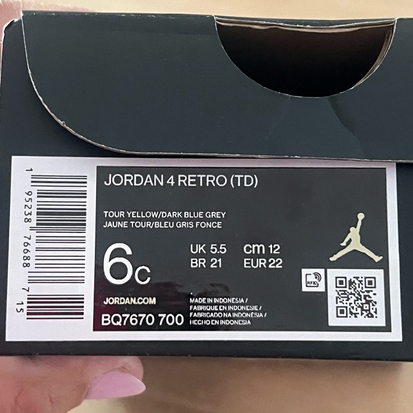 Jordan Other - Jordan 4 Retro Lightening- Toddler Size 6c